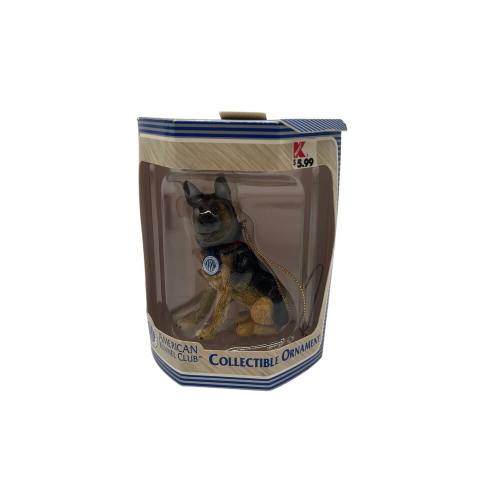 Vintage Trevco American Kennel Club German Shepherd Collectible Ornament